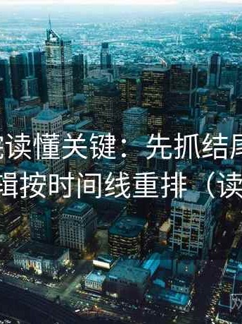 努努影院读懂关键：先抓结尾强收吗，再把剪辑按时间线重排（读完更顺）